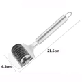 Stainless steel noodle cutter with 21.5cm length and 6.5cm width dimensions - Noodle Cutter