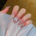 Jelly Pink White 3D Bowknot (N5072)