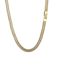 Collana a catena Franco in acciaio inossidabile dorato con chiusura a scatto - Oro