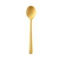 Cucchiaio in silicone giallo per bambini, consistenza opaca per mangiare e mescolare - Cucchiaio Giallo