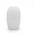 Macro detail of a white silicone ice roller mold for facial lifting and tightening - Rose Style - Transparent