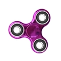 Three-arm metallic fidget spinner toy with purple electroplated finish and 608ZZ bearings - Electroplated Rose Red 4-Bearing Model