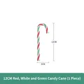 12CM Christmas candy cane hanging ornament in red, white and green spiral design - 1 Piece / 12cm Red White and Green Candy Cane