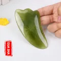 Outil Gua Sha en résine verte de forme triangulaire pour massage facial et liftant - Plaque Triangulaire / Vert