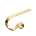 Polierter goldener Weihnachtsstrumpfhaken mit rutschfestem S-Design für den Kamin - Gold