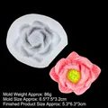 Stampo in silicone a forma di loto per dolci e cioccolato con dettagli floreali - Loto / Trasparente