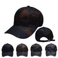 Gorras de béisbol tácticas de camuflaje con malla transpirable y hebilla de metal ajustable - Camuflaje Naranja