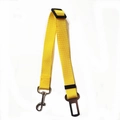 Cintura di sicurezza regolabile per cani in nylon giallo brillante con fibbia in metallo - 47-70*2.5cm / Giallo