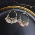H2930-1 Bugle Bead Earrings