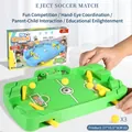 Set da gioco di calcio balilla da tavolo con levette e palline per bambini dai 3 anni - Verde