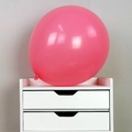 Macaron pink round latex balloon for elegant birthday party decorations on white cabinet - 18 Inch Macaron Red