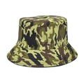 Classic woodland camouflage bucket hat with a wide brim for outdoor sun protection - M (56-58cm) / Army Green Camouflage