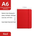 A6 Pocket Notebook Red