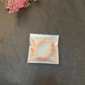 Frosted EVA ziplock bag for moisture-proof jewelry storage with brown beads - 13*13cm Frosted 0.4mm