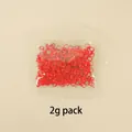 DIY PVC red chili ring accessories 2g pack for food crafts and miniature model decor - Red Chili Rings (2g)