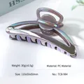 Iridescent purple mermaid hair claw clip made of durable PC material, size 110x50mm - Iridescent Purple Set-TCB-984