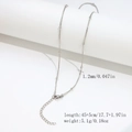 Silver stainless steel snake chain with small beads, 45+5cm length and lobster clasp - 1.2mm Round Snake Bead Chain - Silver