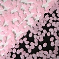 Handmade 6x8mm tulip petal pink glass beads for DIY ancient style hairpin jewelry making - Pink Jade