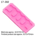 Pink silicone ladder fence mold for cake decorating and fondant chocolate baking 17-392 - Style 1 (Ladder) / Pink