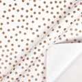 Premium white gift wrapping paper roll with metallic rose gold polka dot patterns - Gold Polka Dots / 0.43x3m
