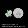 3D rose flower silicone mold for DIY aroma gypsum and soap crafts, model 15-1082 - 2# Composite Flowers / Clear