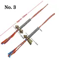 Detailed view of No. 3 Tibetan Buddhist counters with 120mm colorful woven cords - 3#