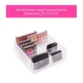 Organizer per palette in acrilico trasparente a 8 scomparti, grande formato 24x23x6,5cm - 8 Griglie Grande