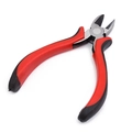 Professional diagonal cutting pliers with red and black ergonomic handles and spring - Diagonal Cutter (Thick Handle)