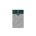 Stickers à ongles mats Pro TENSOR avec motifs célestes blancs de planètes et d'étoiles - TS-775 Planète Brillante