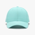 Cappellino da baseball verde menta con fori di ventilazione laser e visiera curva - Regolabile / Blu Lago