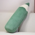 Green corduroy pencil plush pillow creative long cushion for home sofa decor - 70cm(0.75kg) / Green Corduroy Style