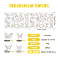 Rainbow prism butterfly glass stickers 2-sheet set with 28 pieces sizing 20x30cm - LS23003 Holographic Butterfly