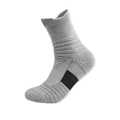 Mid-Tube Terry Socks Gray