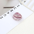 Creative sea shell acetate hair clip in soft lavender with mother of pearl luster - Style 13-Pink Purple Glossy Shell