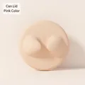 Pink cat-ear silicone pet food can lid for keeping dog and cat wet food fresh - Cat Ear Can Lid / Pink