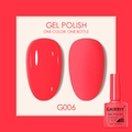 GAIRRIY G006 soak-off red gel polish 7.5ml with glossy and matte nail effect - Red (006)