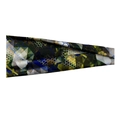 Elastic camouflage sports headband with green and blue geometric patterns for running - 13# Blue Geometric Camo