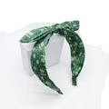 Cerchietto di San Patrizio verde con fiocco, motivi di trifoglio e cappello - Cerchietto