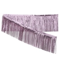 Metallic lavender purple foil fringe curtain backdrop for birthday party decorations - Light Purple