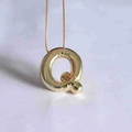 Polished gold letter Q pendant with elegant box chain for personalized fashion necklace - Letter Q