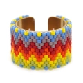Rainbow Wave Cuff Bracelet (MI-R23082601A)