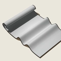Quick-dry microfiber beach towel in light grey with black edges and soft texture - Solid Light Grey (PE Bag)