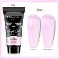 30g Clear Pink UV/LED solid extension acrylic nail gel in shade 04 for salon results - 30ml 04 Clear Pink