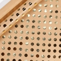 Brown kraft gift wrapping paper roll with shiny metallic golden polka dot pattern - Bronzing Polka Dots / 0.43*3m