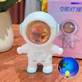 Astronaut sunset projection lamp keychain in white and blue with creative packaging - Astronaut Sunset Lamp Ornament / White