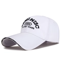 Casquette de baseball blanche avec broderie 1986 et tissu en maille respirante rétro - Réglable / Blanc