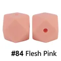 Perle in silicone rosa carne 17mm per dentizione e gioielli fai da te fatti a mano - Rosa Nudo