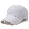 Cappellino da baseball bianco a asciugatura rapida con mesh traspirante e logo SDSRUI - Regolabile / Bianco