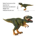 Figura realistica di T-Rex verde oliva con mascella mobile e misure dettagliate - T-Rex Verde Oliva / 335g/26.5x8x13cm