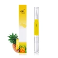 Nagelpflege-Stift mit Ananasduft, weichem Pinselkopf und dekorativer gelber Verpackung - Ananas